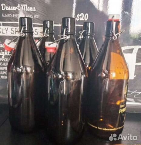 Бутылка стеклянная