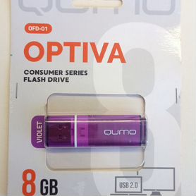 Карта памяти 8Gb Qumo Optima OFD-01 Violet