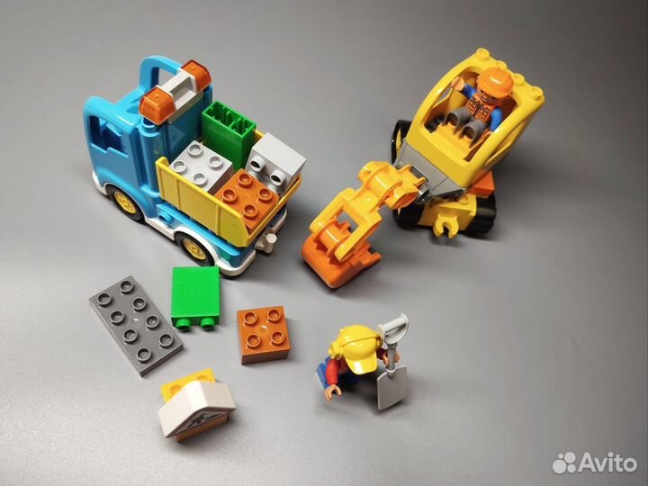 Lego duplo 10812 Грузовик и гусеничный экскаватор