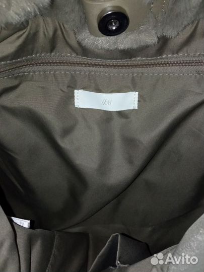Сумка меховая h&m