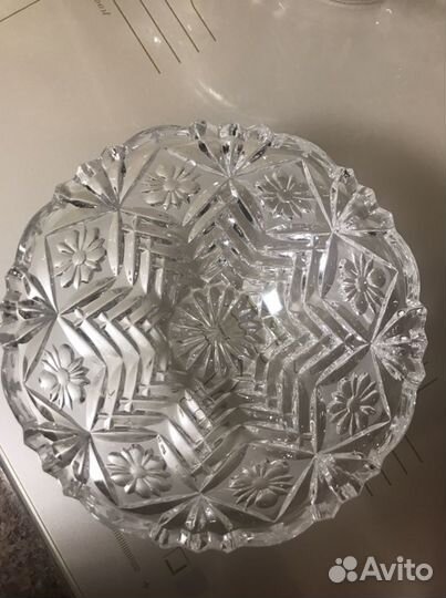 Салатница хрусталь СССР