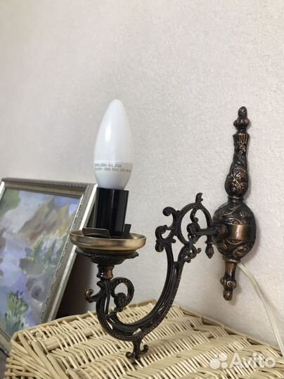 Винтажный настенный светильник бра