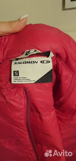 Пуховик Salomon новый, р. S