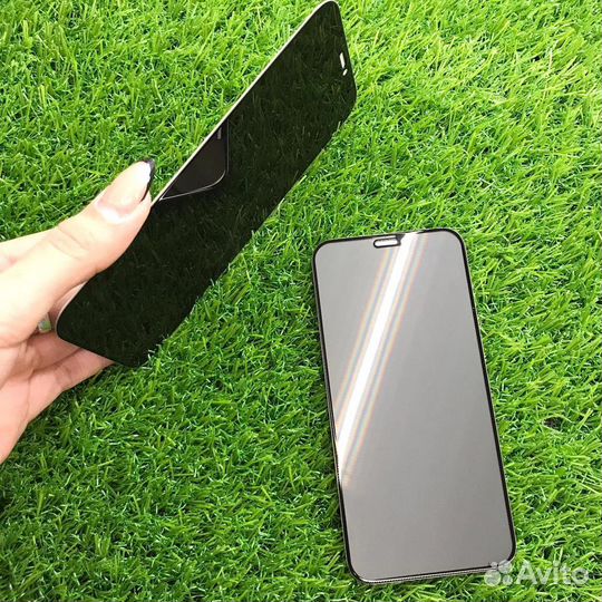 Защитное стекло Антишпион iPhone 12mini/Pro/ProMax