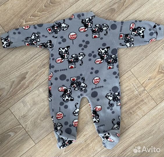 Флисовый комбинезон