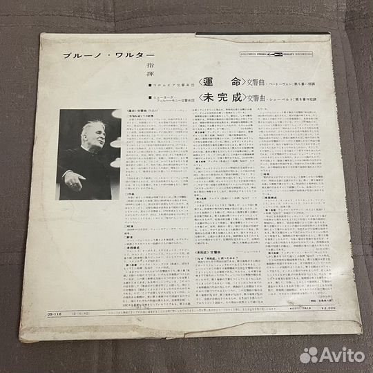 Bruno Walter - Beethoven symphonia 5 / Shubert