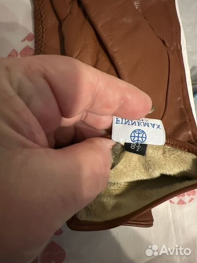 Перчатки женские кожаные 8