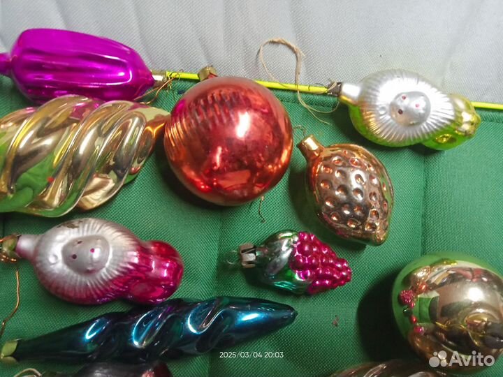 Елочные игрушки СССР одним лотом