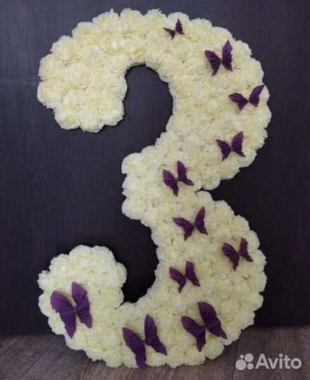 Цифра 3 на день рождения