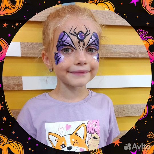 Аквагрим, блеск-тату