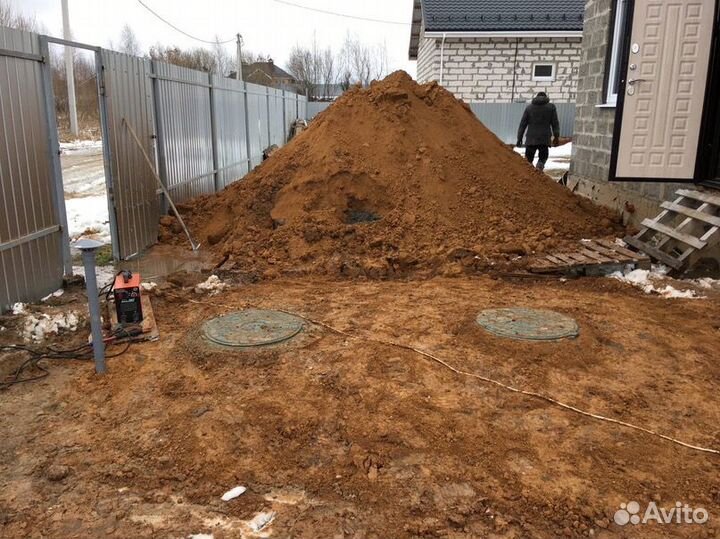 Жби септик, сливная яма, кессон под скважину