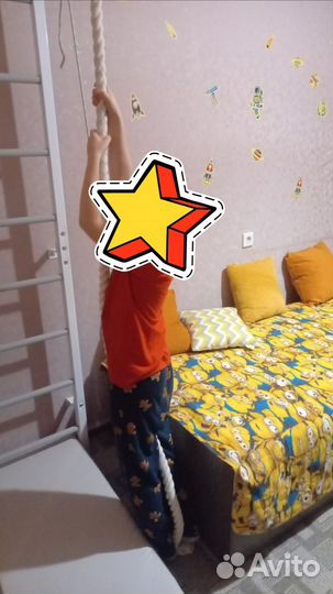 Комплект шторы и покрывало в детскую бу