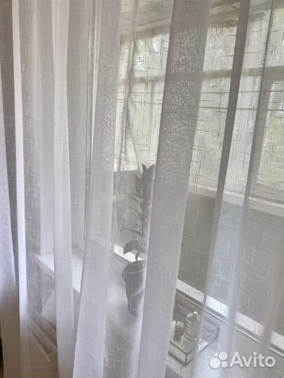 Тюль лён фактурный