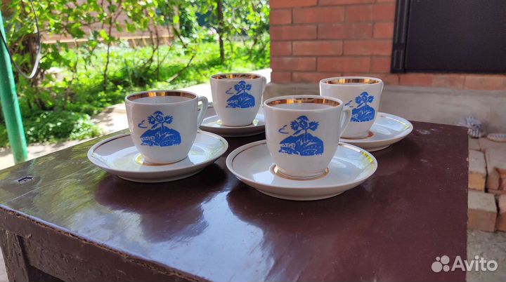 Кофейный сервис СССР (дефект)