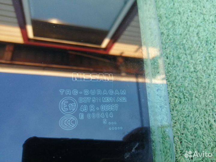 Стекло двери задней левой Nissan Almera G15