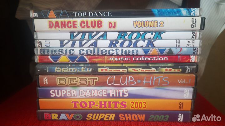 Коллекция DVD дисков с клипами
