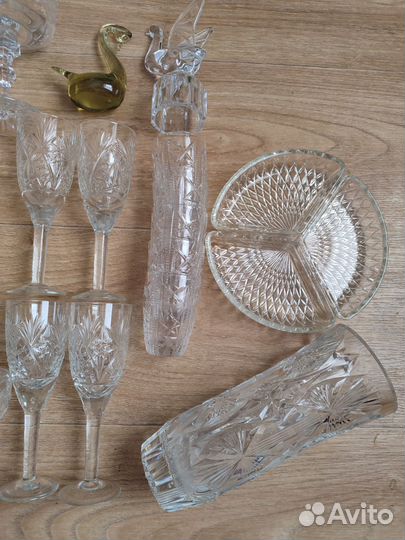 Бокалы СССР (хрусталь и стекло)