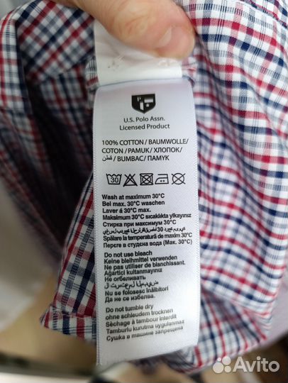 Рубашка US polo мужская XL