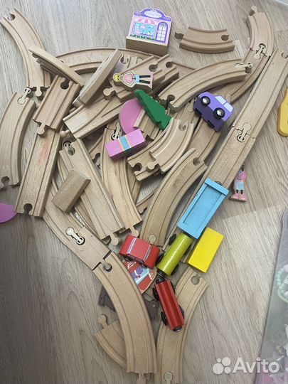 Желедная дорога деревянная