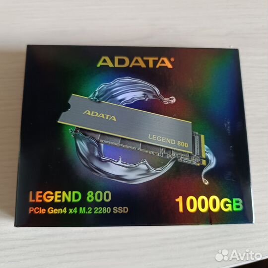SSD m2 1 tb новый adata Legend 800