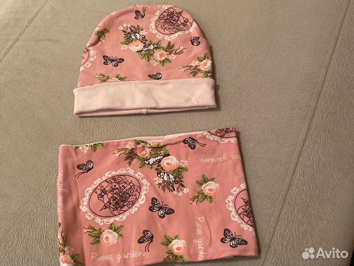 Шапка и снуд для девочки