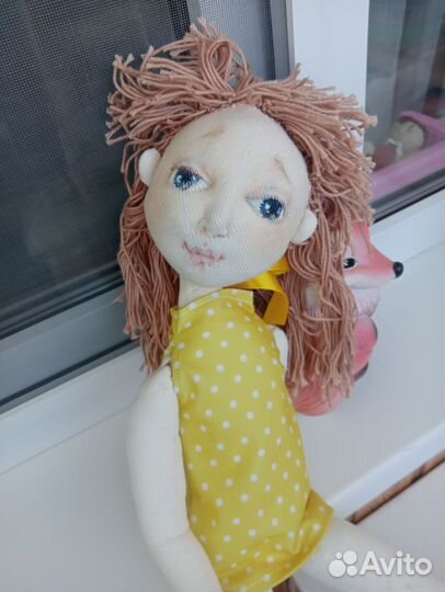 Текстильная кукла, рост 60 см