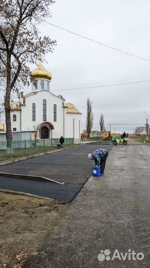 Асфальтирование, укладка асфальта и плитки