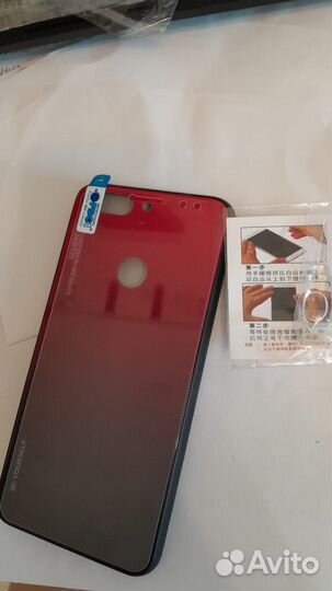 Чехол на Honor 7C + защитное стекло