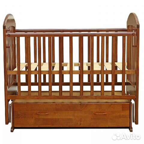Детская кроватка маятник с матрасом