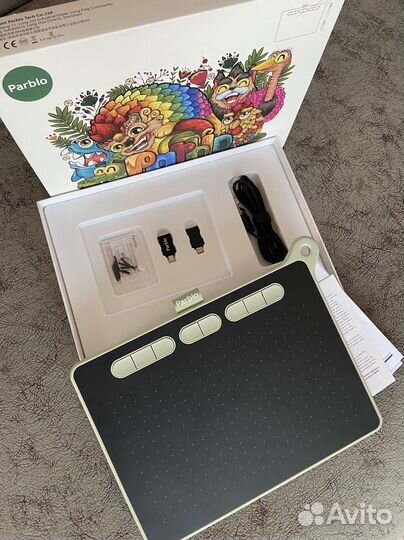 Графический планшет parblo ninos m
