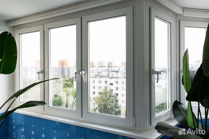 Окна на балкон