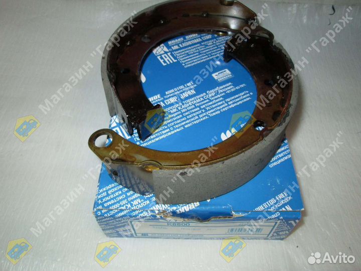 Колодки ручника mitsubishi canter FN-6600 kashiyama K6600 (hyundai HD 59822-45A60)
