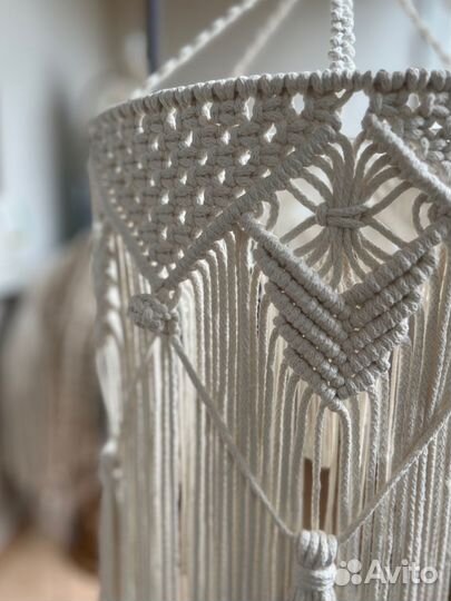 Абажур макраме