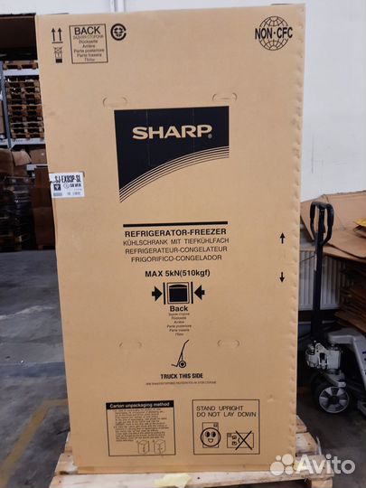 Холодильник многодверный Sharp SJ-EX93PSL