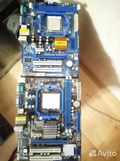 Материнская плата am3 2 штуки не рабочие