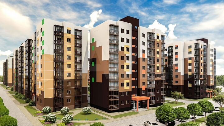 2-к. квартира, 47 м², 2/9 эт.