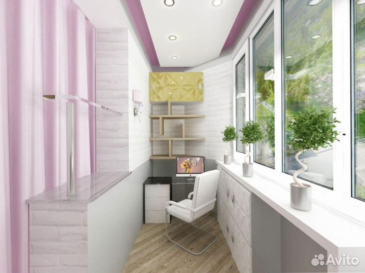 Остекление и отделка балконов