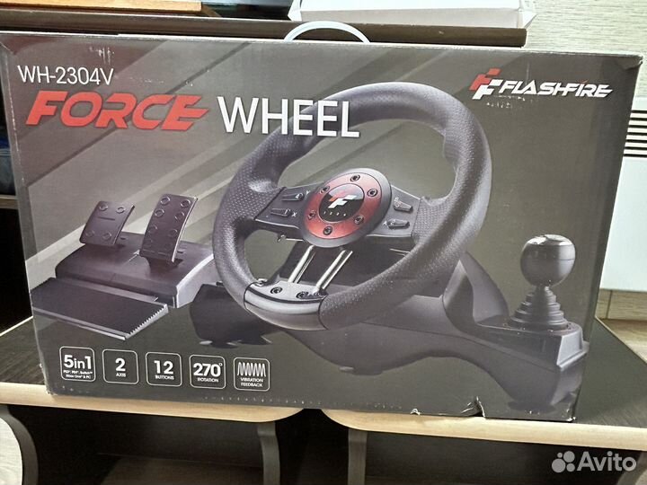 Игровой руль flashfire Force Wheel WH2304V
