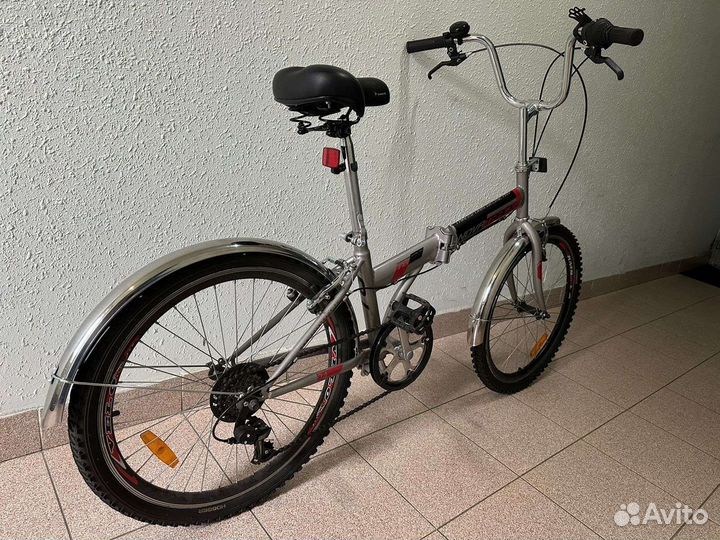 Велосипед складной novatrack 24 6 скоростей