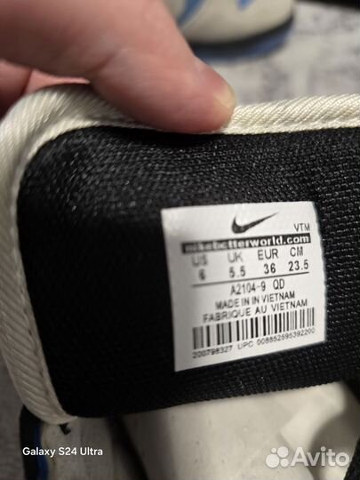 Кроссовки nike детские 36