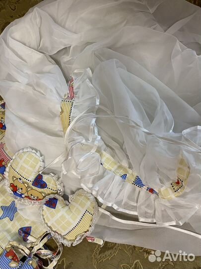 Балдахин и бортики для детской кровати