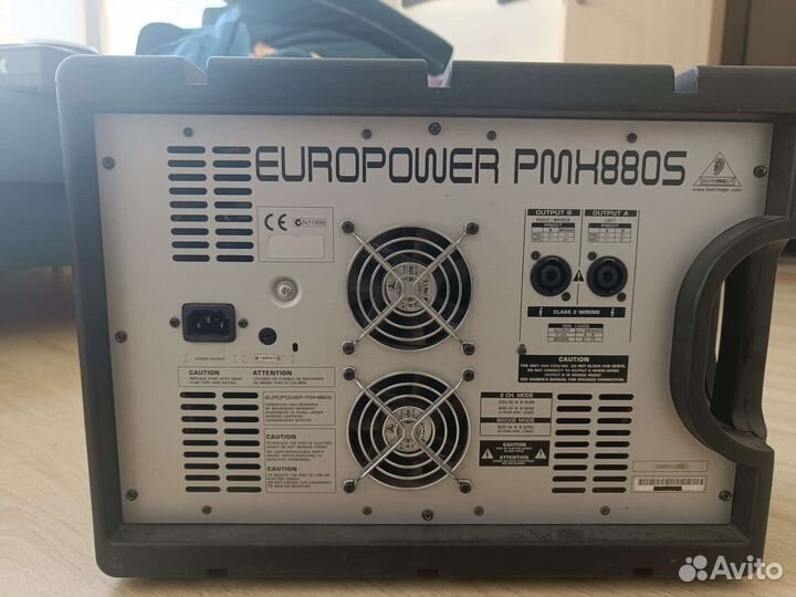 Микшерный пульт с усилителем behringer pmx880s