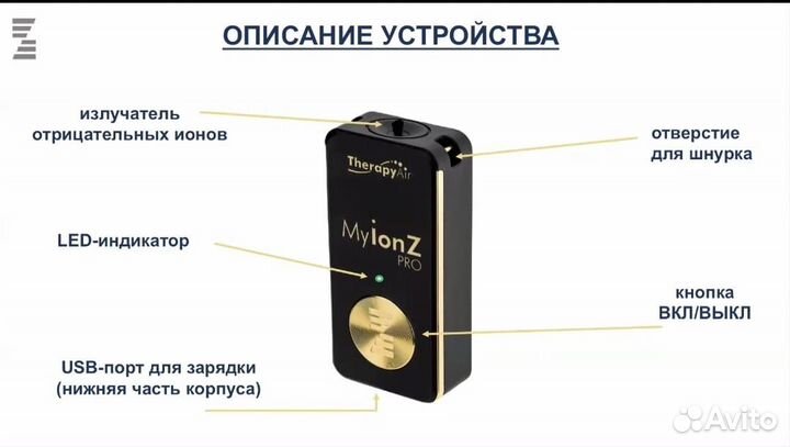 Myion от Цептер (персон.очиститель воздуха)