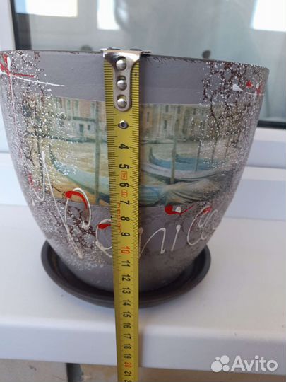 Керамические горшки для цветов бу