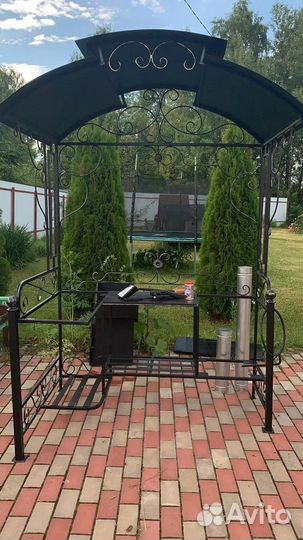 Мангал с крышей