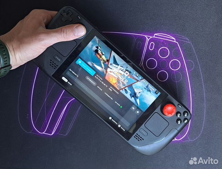 Игровая приставка steam deck