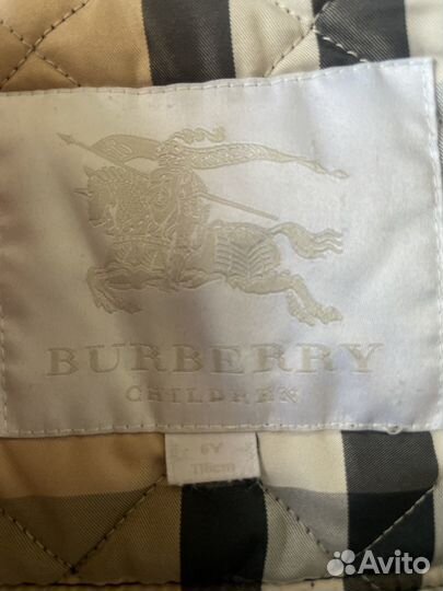 Куртка Burberry оригинал на 6 лет