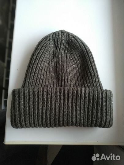 Шапка бини женская демисезон хаки