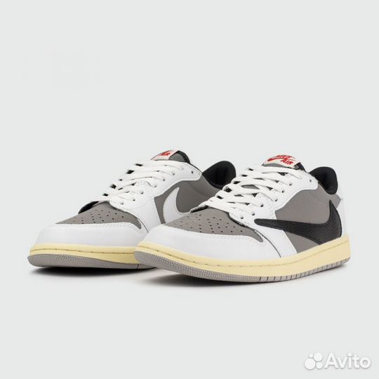 Кроссовки Nike Air Jordan 1 Low x TS Grey / Black