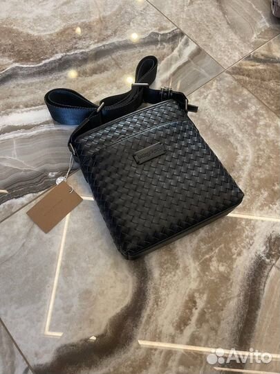 Bottega veneta сумка мужская кожаная